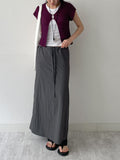 Bintz Two-Button Short Sleeve Knit Vest