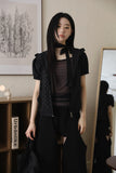 Mir mesh twist shoulder bag