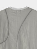 Race Stitch Layered Top