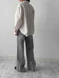 440 Long Wide Denim Pants