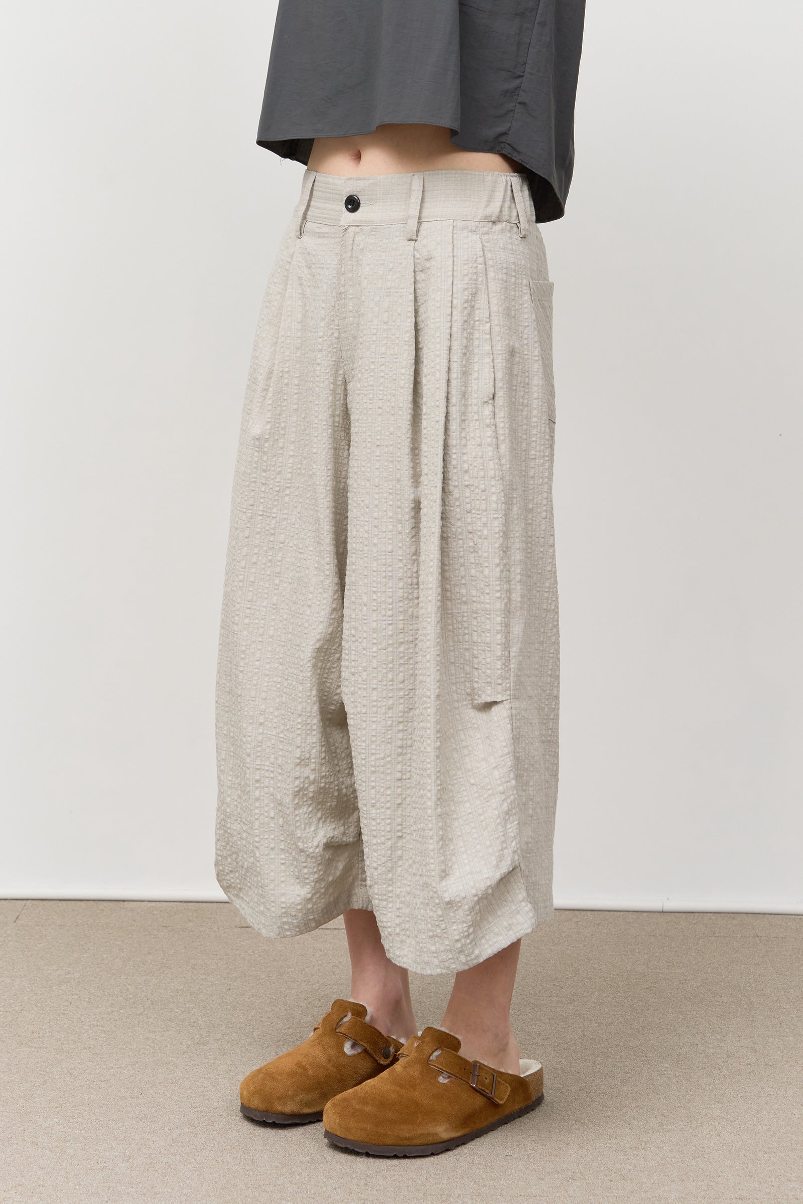 【HI FI FNK】Rob Stud Bermuda Pants HI FI FNK(ハイファイファンク) - パイチェックバミューダパンツ