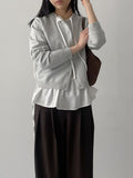 Rose Frill Loose Fit Blouse