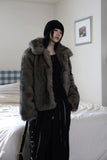 Berlin over fur jacket