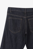 Curve stitch low denim pants