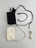 Twill Nylon Hobo Shoulder Bag