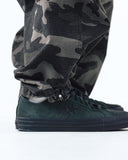 Camo Ripstop Damage Carpenter Wide Pants