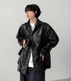 Coober Stitch Leather Shirt