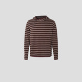 Kell Button Striped Hoodie