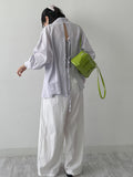 Aswell Back Slit Loose Fit Shirt