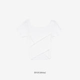 Sua Line Ribbed Short Sleeve T-shirt
