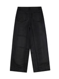 WAX COATED BIKER PANTS