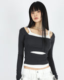 Berry Two Way Open Tee