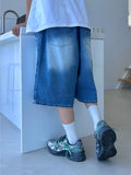 Light Sandwashing Spec Blue Denim Pants