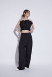 d2 nylon pintuck slacks