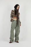 Knit hoodie balaclava