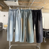 Adjust Banding Denim Pants