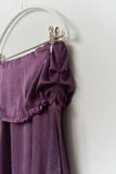 (W) Crack Satin Skirt