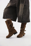 Tongue Two Way Long Boots