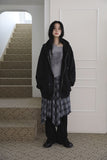Check layered skirt
