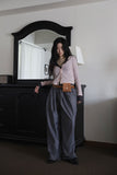 True wide slacks pants