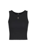 (W) CHEST METAL LOGO SLEEVELESS