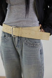 Suede big belt