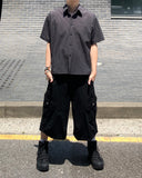 Nylon Cooling Crop Short Sleeve Shirt