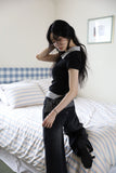 Heaven Lettering Denim Pants