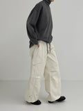 Turtleneck Overfit Brushed Sweatshirt