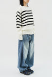 Reon Striped Round Knit