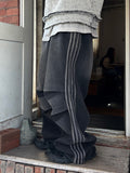 Dark Washed Track Denim
