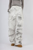 Dirty washed cargo pants