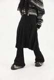 End-knee flared skirt