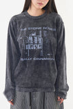 Stone roses crop long sleeve