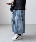 Hito Strap Bermuda Denim