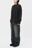 Sep Contrast Knitted Zip Up