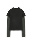 LAYERED LONG SLEEVE T-SHIRT