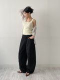 Floral Patch Balloon Wide Pants