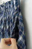 (W) Campus Checked Skirt