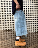 Military Vintage Camo Bermuda Denim