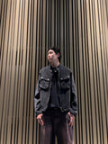 Pink Teen Black Washed Denim