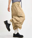 String Balloon Bermuda Pants