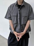Two Pocket Snap String Shirt