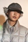 VINTAGE WASHED FUR TRAPPER BALL CAP