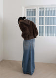 LEAF DENIM LONG SK