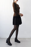 Ethel pattern knit skirt