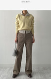 Pomi V-neck Crop Knit