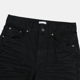 Crow Black Flare Denim