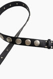 Big round studded belt