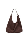 Parsi suede shoulder bag